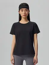 吸湿速乾・UVカット機能付き レディースラウンドネックTシャツ【カジュアル・スポーツ用】