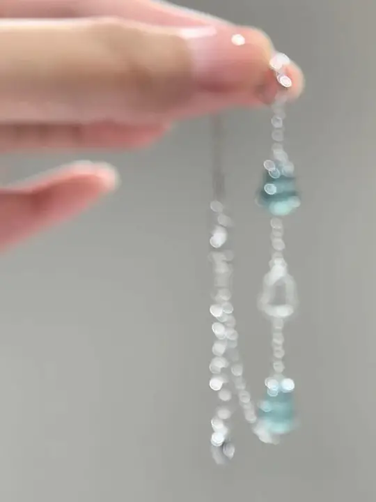 涼感のある氷透けゴルフ型ブレスレット【女性用・エレガント・小粋なデザイン】