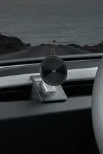3W テスラ対応の車載スマホホルダー【マグネット式・エアコン吹き出し口用】