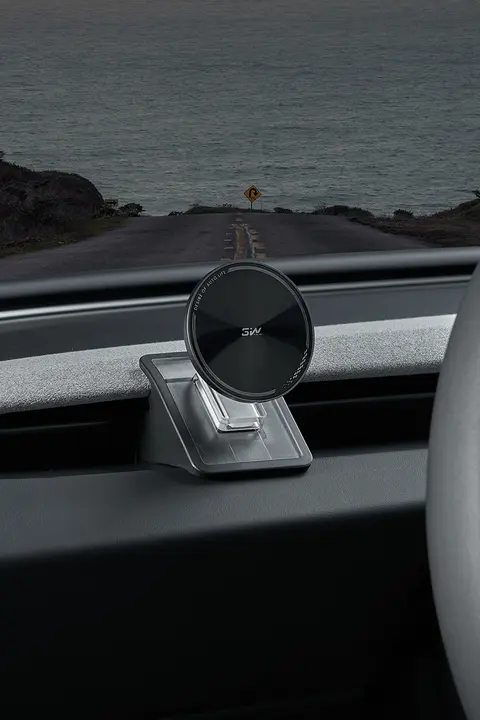 3W テスラ対応の車載スマホホルダー【マグネット式・エアコン吹き出し口用】