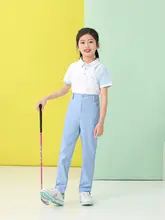 子供用ゴルフパンツ【防水・ストレッチ・ウエストゴム・白・青・黒】