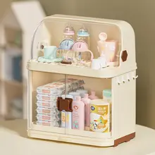 キッチン用 洗面器収納ラック【水切り機能付き・赤ちゃん用食器・哺乳瓶収納】