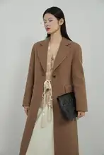 NANASTORE ウールダブルフェイスコート【春用・長袖・センターベント・小柄・ゆったりフィット】