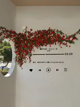 リアルなローズデザインの装飾用壁面飾り【インスタ映え・空調パイプアレンジ・滝の花壁】