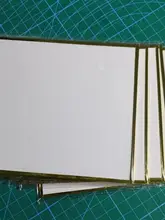 空白色サインボード【アニメ関連・金縁・耐擦り仕様】