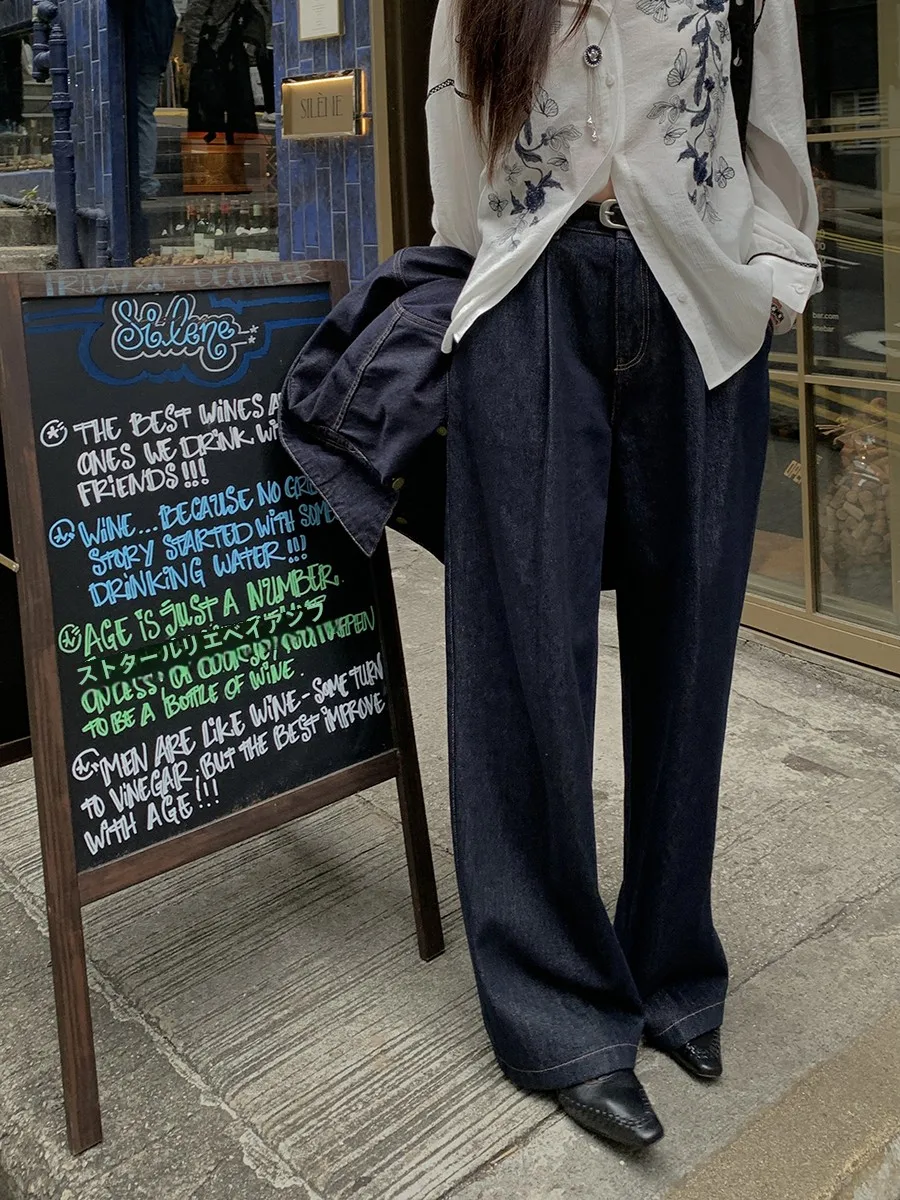 活性染色デニムパンツの色選び：牛仔藍がカジュアルスタイルを支える理由