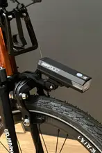 USB充電対応の折りたたみ自転車用前照灯【夜間対応・適用】
