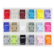 カラフルなプラスチックバックル 2.5cm スナップバックル