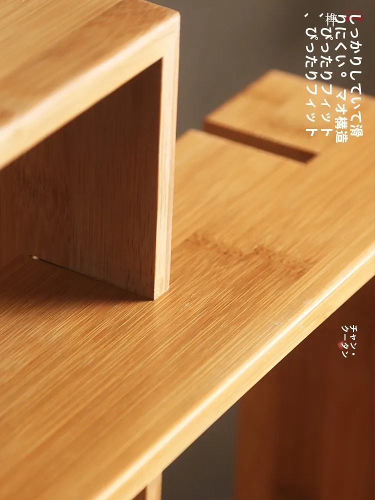 竹製茶器収納棚：日式和風デザインの多宝格スタイルを実際の空間で検証