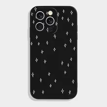 シンプルでおしゃれなブラックiPhone用保護ケース【iPhone16・17pro max・Xiaomi15対応・個性的なデザイン】