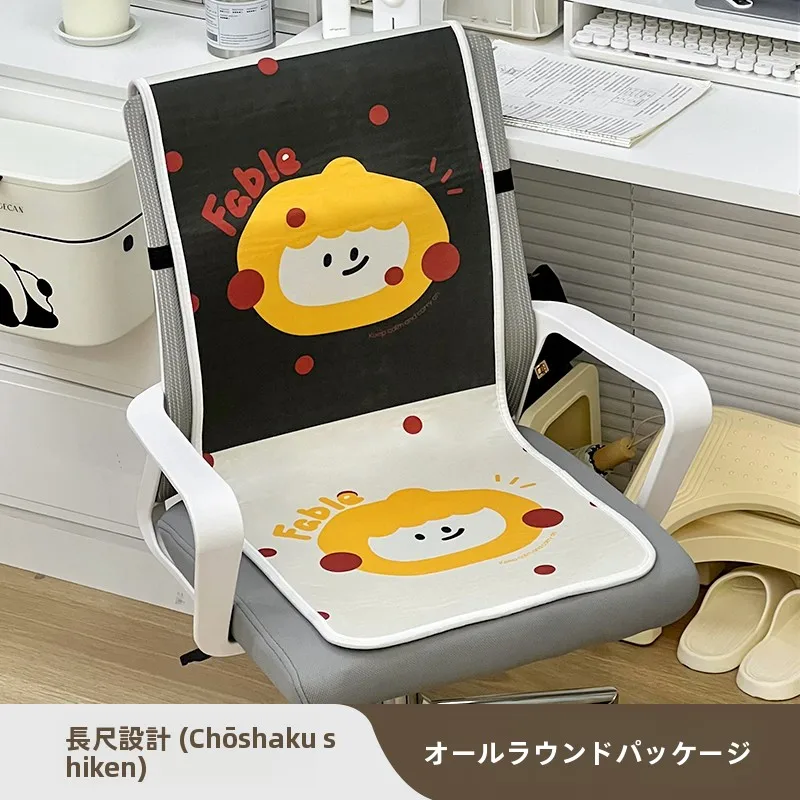 ひんやりクールクッション：夏のオフィスで長時間快適に座れる一体型デザイン