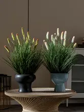 造花 フワフワママグサ 屋内 ラグジュアリー デコレーション オブジェ