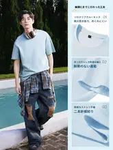 夏用 メンズ 半袖Tシャツ【コットン製・ルーズフィット・大きいサイズ】