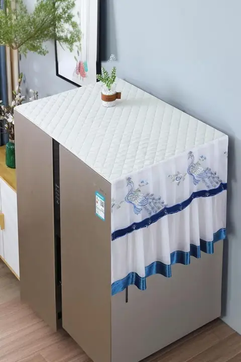 家電用防塵カバー【冷蔵庫・洗濯機・電子レンジ対応・シングル・ダブルドア用】
