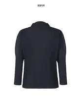 メンズ 高級感あるタートルネック長袖Tシャツ【ワッフル素材・ルーズフィット・カジュアル】