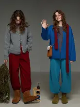 秋冬用 レディース スウェットパンツ【極上の柔らかさ・ウエストゴム・ストレートデザイン・二色展開】