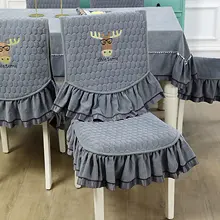 シンプルモダンテーブルクロス【北欧風・長方形・椅子カバーセット】