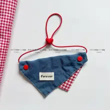 ペット用ダブルフェイス三角バンダナ【猫用・犬用・撮影用】