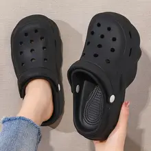 厚底ドングリシューズ【夏用・ビーチスタイル・包頭デザイン・極上の柔らかさ】