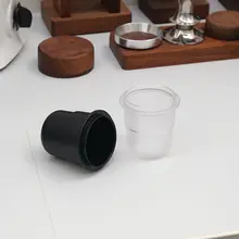 コーヒー豆用粉受けカップ【防静電・イタリアンハンドル・厚手】