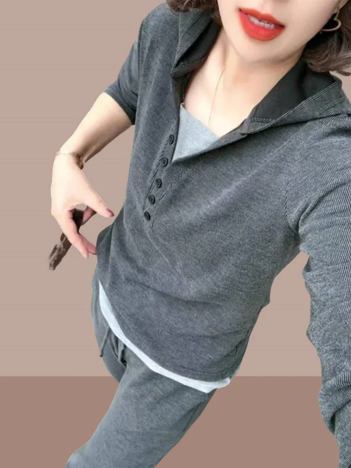 レディース カジュアルな雰囲気のコーディネート【長袖トップス・パンツ・セットアップ対応】