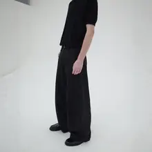 クラシックデザインのストライプワイドパンツ【ユニセックス・フィット】
