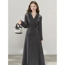 秋用美ラインスーツコーディネート【ウエストシェイプ・上着とスカートの二点】（セットアップ対応）