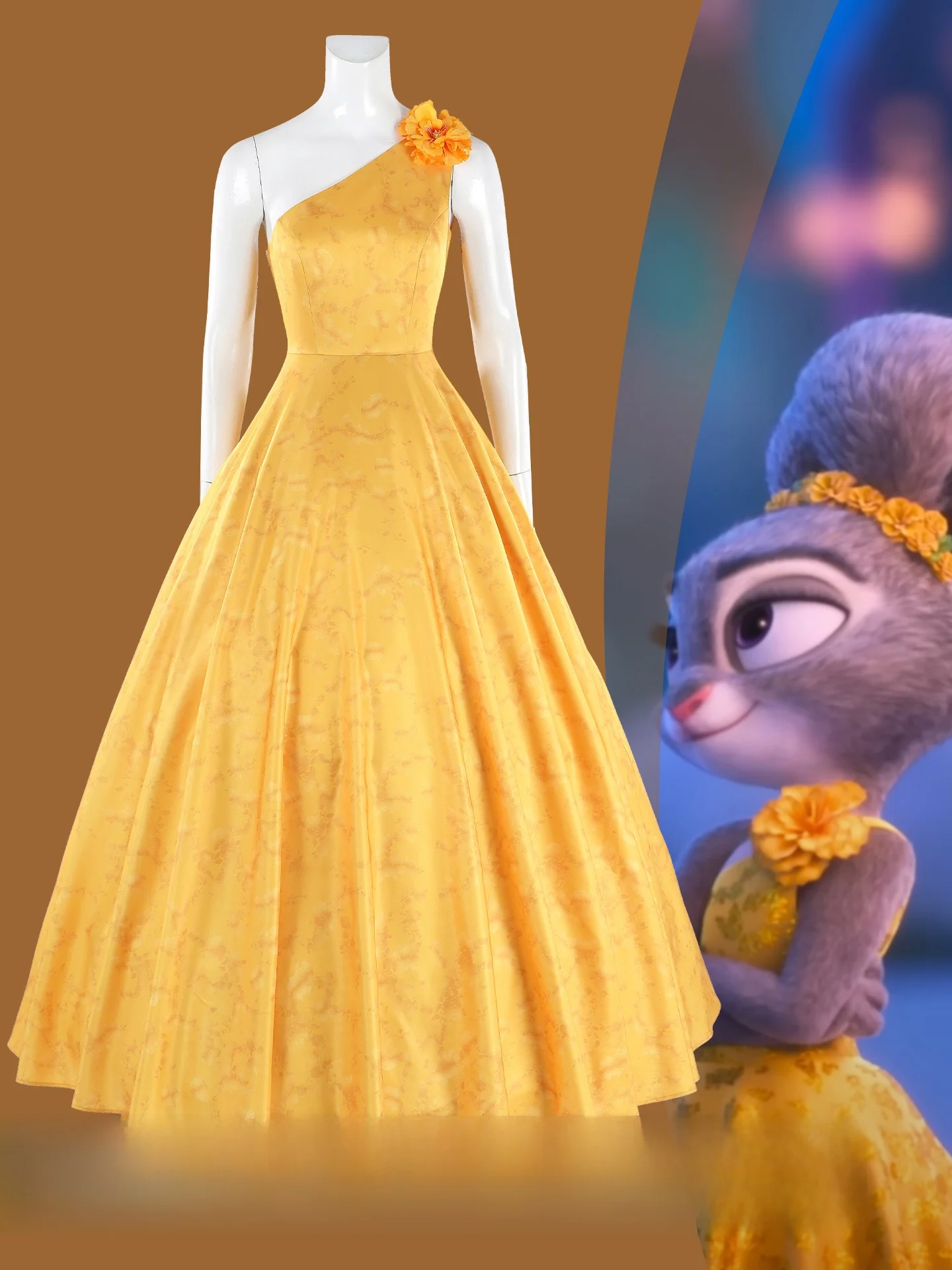映画コーデとは？『ズートピア２』ジュディウサギ警官の花柄ドレスで実現するリアルなコスプレスタイル
