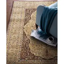 手作りウールカーペット【アフガニスタン輸入・豪華デザイン・宮廷スタイル】