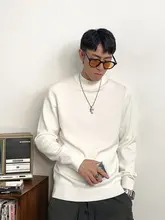 シンプルでコーディネートしやすい メンズハイネックニット【秋冬用・カジュアル・大きいサイズ】