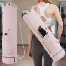 女性用 ヨガバッグ【多機能・防水・ヨガマット収納・水筒ポケット・湿袋付き】