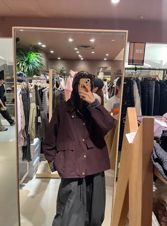 秋冬用 英国風 アウトドアカジュアルジャケット【ワックスなし・ハンティングスタイル・女性用・二色展開】