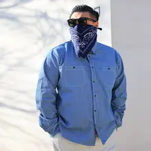 クラシックなブルー＆ホワイトストライプシャツ【ユニセックス・フィット】