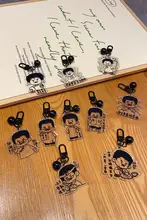 魯迅 愛学び キーホルダー【クリエイティブ デザイン スタudent用 バッグチャーム】