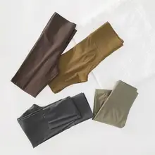 高品質の無痕九分丈レディースストレッチパンツ【高腰・シェイプアップ効果・秋春向け】