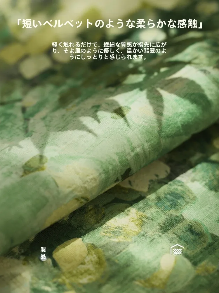 高級感溢れる丸型クッション：新中式デザインでリビングに融合する緑色ソファ用枕