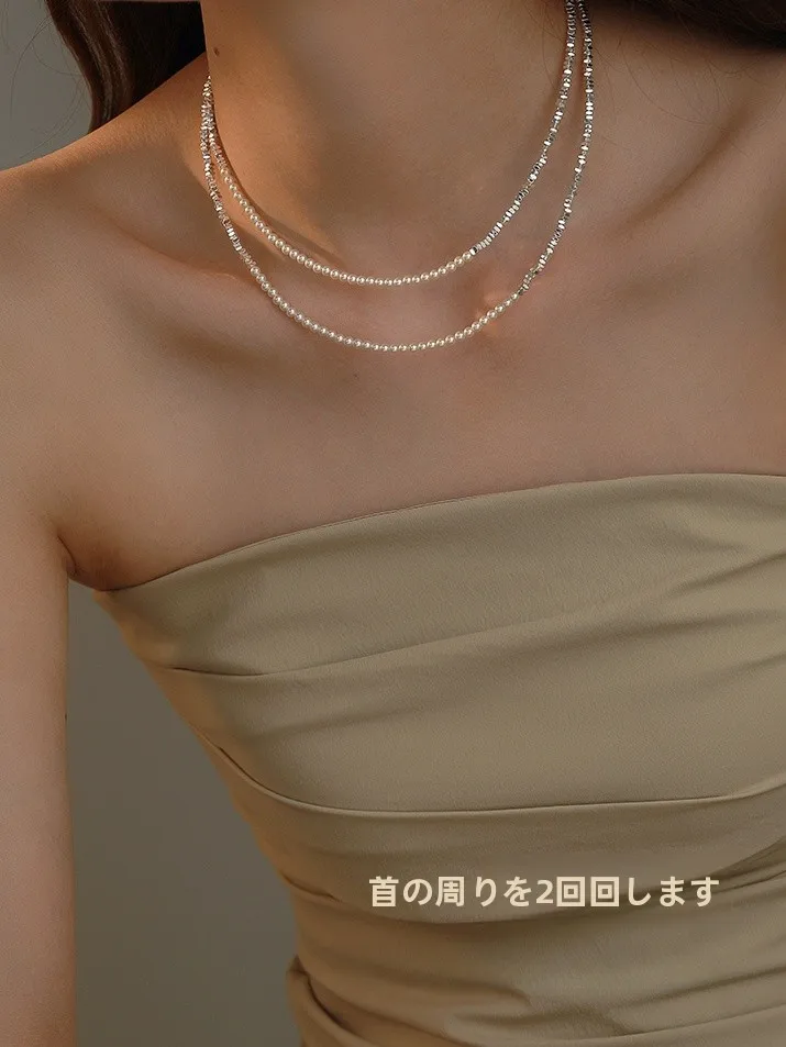 パール ロング ネックレス アレンジ どうやって着ける？新中式スタイルで失敗しない選び方