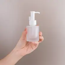 高級厚手ガラス製オイルポンプボトル【マッサージオイル・エッセンシャルオイル用】