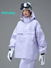 NOBADAY 防風防水のオーバーサイズスノーボードウェア【男女兼用・パンツとジャケット】（セットアップ対応）