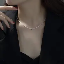 925純銀製 ネックレス【夏用・グリーン・高級満天星デザイン・鎖骨チェーン】