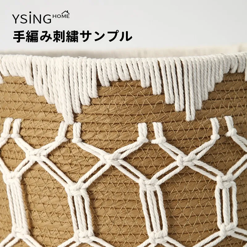 ハンドメイド雑貨販売で売れるものって何？北欧風ペーパーコード編みバスケットが答えになる