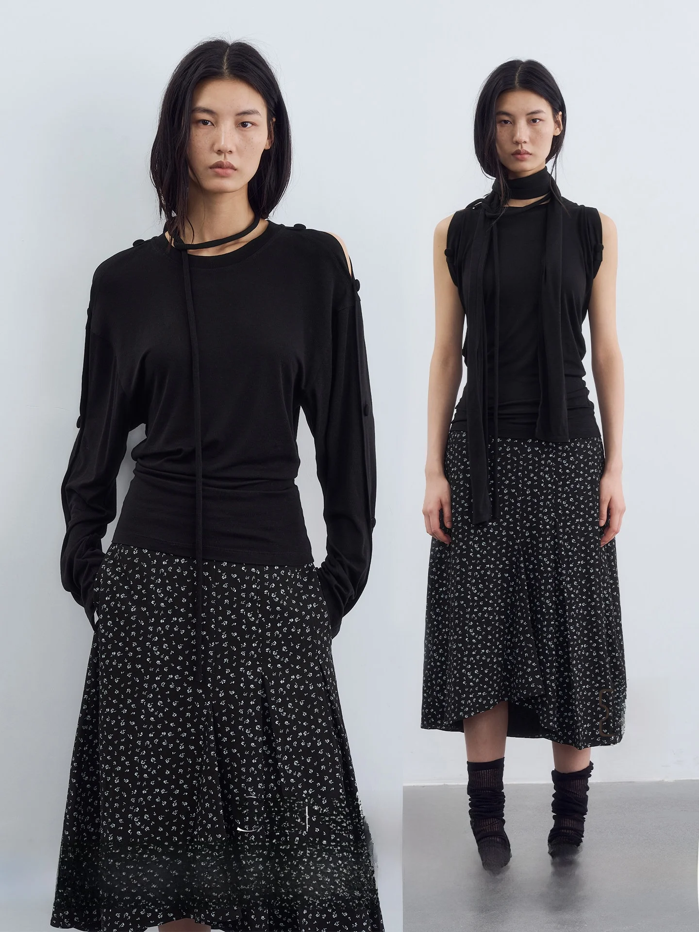 10月に着るレディース服装はどう選ぶ？ボタン飾り付きオフショルダーニットが解決する3つの悩み
