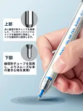 速乾性の滑らかな中性ペン【赤色・学生向け・高筆圧】
