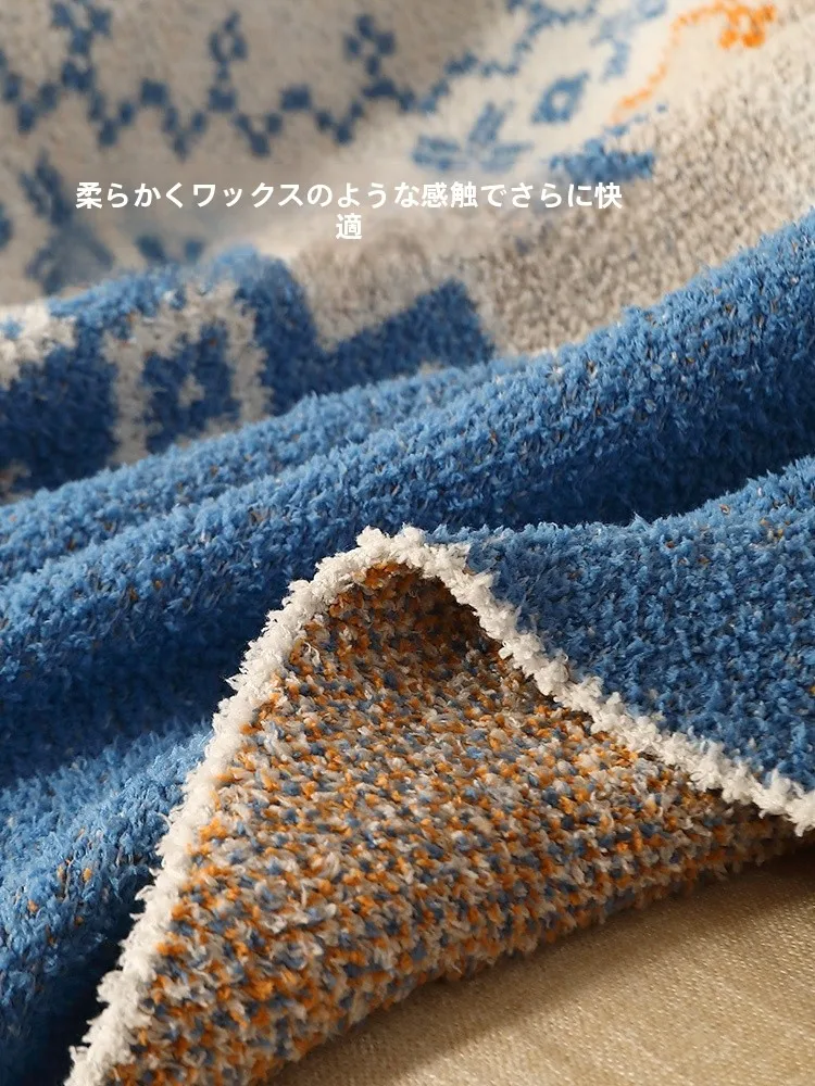 STARZHOME フリースブランケットはオフィスやソファで快適なくつろぎを実現