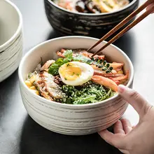 大容量陶器製 日本風ラーメンボウル【フルーツサラダ・スープ用】