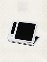 coditto スマホケース 折りたたみ対応 Huawei Pura X 用 マグネット式 二重構造 白チェック柄 水玉 シンプル 上品 インスタ映え 「coditto」
