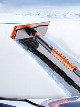 冬季用 ブラシ付き 雪かきシューズ【多機能・車のウィンドウ用・除霜機能】
