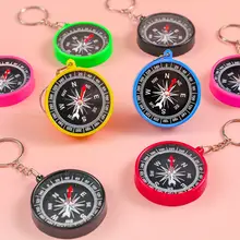 子供用ミニアウトドアキーホルダー型コンパス【学習用品・科学教育用】