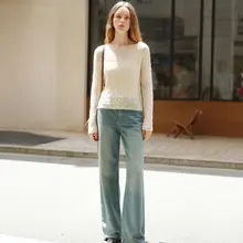 デザイン性に優れたニットセーター【ウール・ゆったりシルエット・冬用・褶皺】