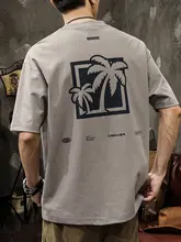 アメリカンビンテージ風 厚手半袖Tシャツ【印刷デザイン・メンズ・夏用】